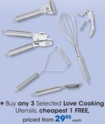 Love Cooking Utensils-Each