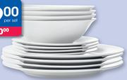 Clicks 12 Piece Rimmed Dinner Set-Per Set