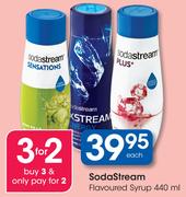 SodaStream Flavoured Syrup-440ml Each
