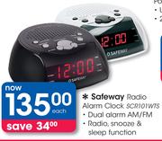 Safeway Radio Alarm Clock SCR101WTS