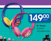 Sway Kiddies Headphones-Each