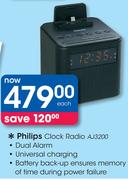 Philips Clock Radio AJ3200