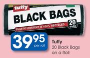 Tuffy 20 Black Bags On A Roll-Per Roll