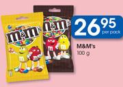 M&M's-100g Per Pack