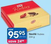 Nestle Rubies-224g Per Box
