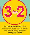Sorbet Bath & Body Products-Each