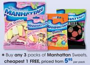 Manhattan Sweets Packs-Per Pack