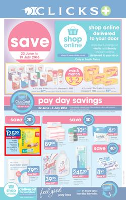 Clicks : Save (22 Jun - 19 Jul 2016), page 1