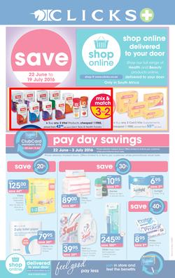 Clicks : Save (22 Jun - 19 Jul 2016), page 1