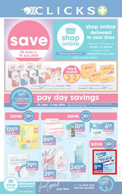 Clicks : Save (22 Jun - 19 Jul 2016), page 1