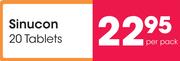Sinucon 20 Tablets-Per Pack