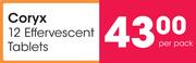 Coryx 12 Effervescent Tablets-Per Pack