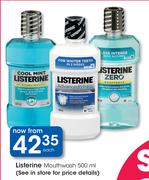 Listerine Mouthwash-500ml Each