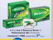 Berocca Boost Or Performance 50+ Products-Each