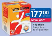 Vita-Thion Energy Tonic 60 x 5g Scahets-Per Pack