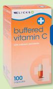 Clicks Buffered Vitamin C 100 Capsules-per Pack
