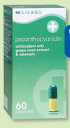 Clicks Proanthocyanidin Antioxidant 60 Capsules-per Pack