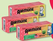 Airmune Immune Booster 10 Effervescent Tablets-For 3