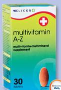 Clicks Multivitamin A-Z 30 Tablets-Per Pack