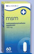 Clicks MSM 60 Tablets-Per Pack