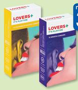 Lovers+ 12 Smooth Condoms-Per Pack