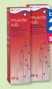 Clicks Muscle Rub-2 x 50g