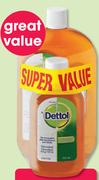 Dettol Value Pack Antiseptic Liquid-750ml Plus 250m