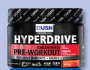 USN Hyperdrive Concentrated Pre Workout-140g Each