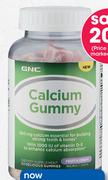 GNC Calcium Gummy 60 Gummies-per Pack