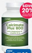 GNC Calcimate Plus 800 120 Capsules-Per Pack