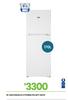 KIC 170Ltr Nett White Fridge KTF518ME