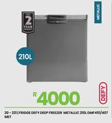 Defy 210Ltr Mettalic Deep Freezer DMF451/407MET