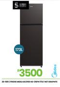 Midea 173Ltr Fridge (Net Graphite) BCD166 HD-216FN