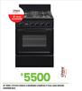 Univa 4 Burner Compact Full Gas Blk Stove 60 x 60 UG016BI 21-550