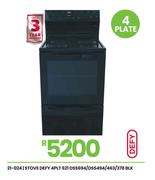 Defy 4 PLT 621 Blk Stove DSS694/DSS494/463/378 21-024