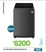 Midea 16Kg T/L Washing Machine 22-350