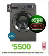 Defy 7Kg F/L Manhattan Grey Washing Machine DAW384 22-288
