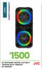 JVC 2 x 6.5" 1200W BT Party Speaker Home Theatre XS-N4213PB 23-819