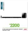 JVC Sound Bar + Wireless Sub 100W Home Theatre TH-N239 23-799