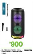 Omega Party Speaker (2x8) Home Theater (2x8) BT X-AWY/X-AWP 23-793