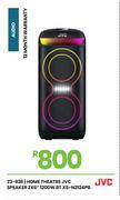 JVC 2x6" 1200W BT Speaker Home Theatre XS-N2124PB 23-826