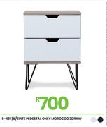 Morocco 2 Draw Pedestal Only B/Suite 8-461