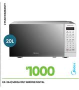 Midea 20L Mirror Digital Microwave 24-244
