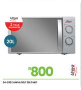Univa 20L Met Microwave 24-230