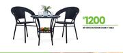 Outdoor Chair + Table 40-1201