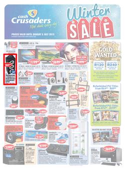 Cash Crusaders : Winter Sale (15 Jun - 5 Jul 2015), page 1