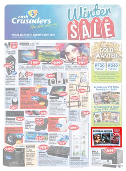 Cash Crusaders : Winter Sale (15 Jun - 5 Jul 2015), page 1