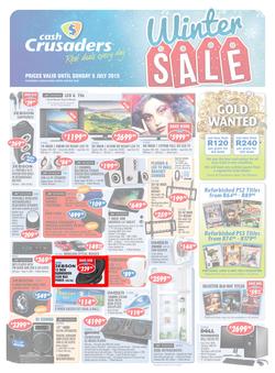 Cash Crusaders : Winter Sale (15 Jun - 5 Jul 2015), page 1