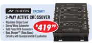 Dixon 3-Way Active Crossover DNC3WAY1