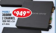 Dixon 3600W 2 Channel Car Amplifier PYU200.2
